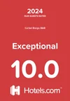 Hotels.com, Exceptional 10.0 nel 2024 e nel 2025